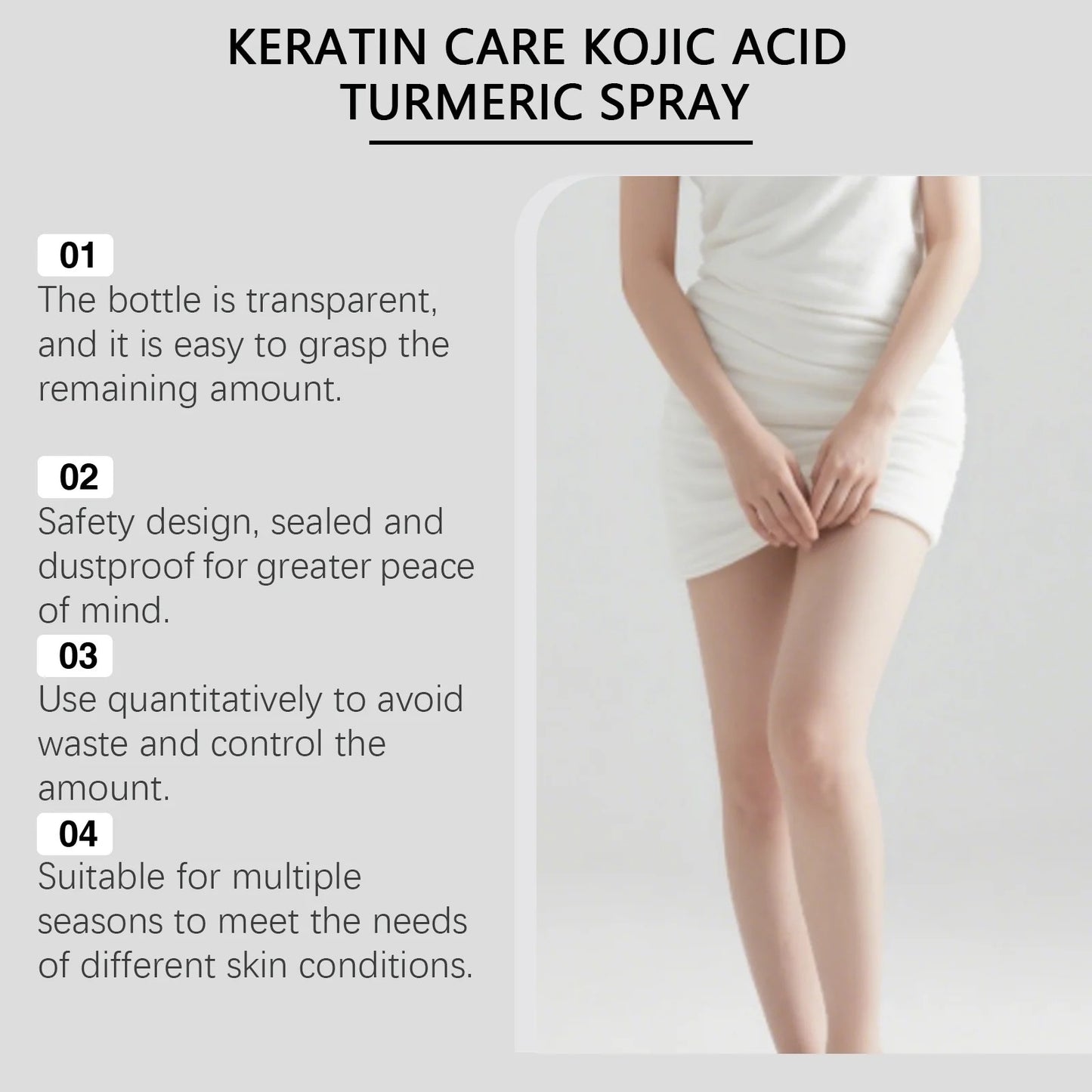 Kojic Acid Turmeric Spray - Results
