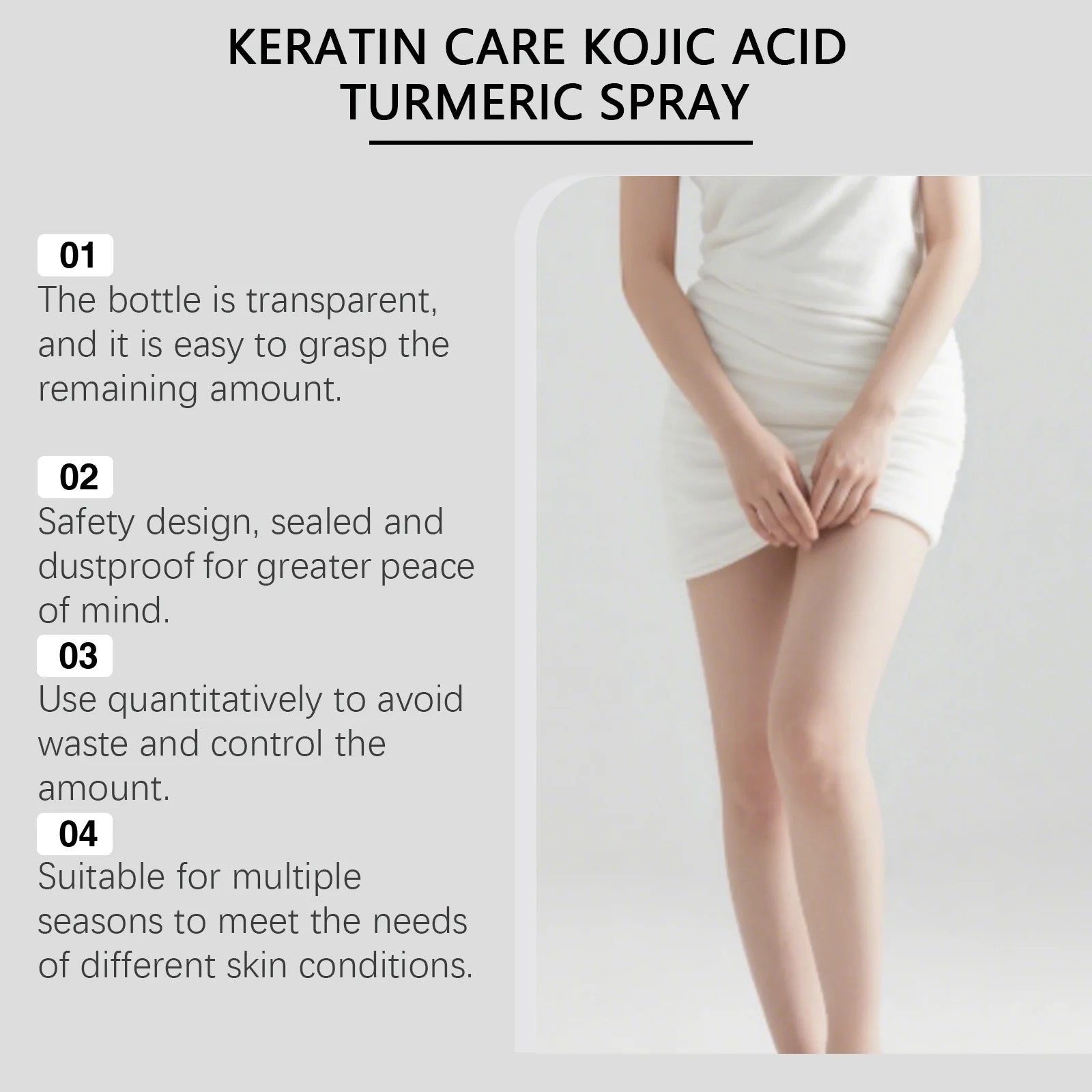 Kojic Acid Turmeric Spray - Results