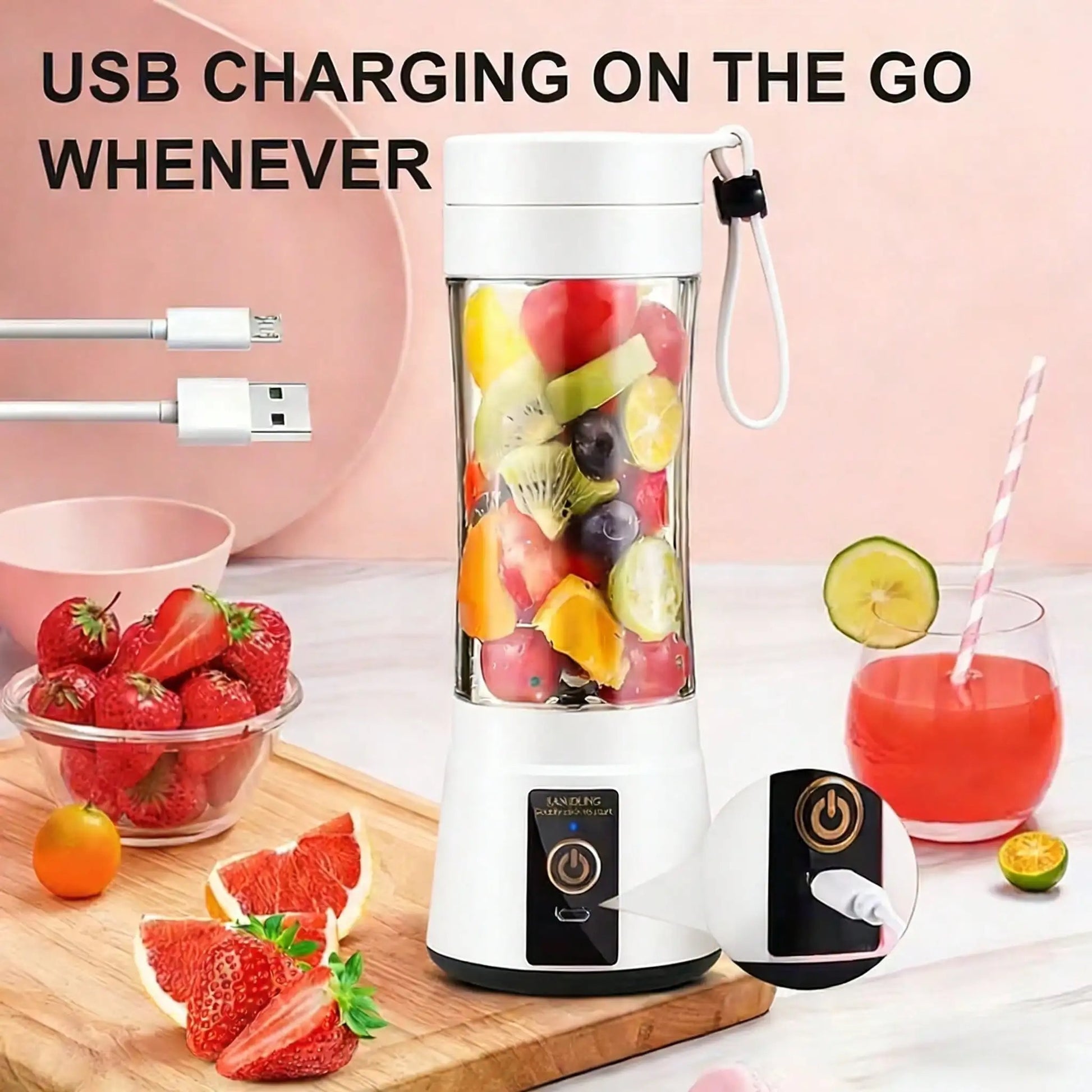 Portable USB Blender - In Use