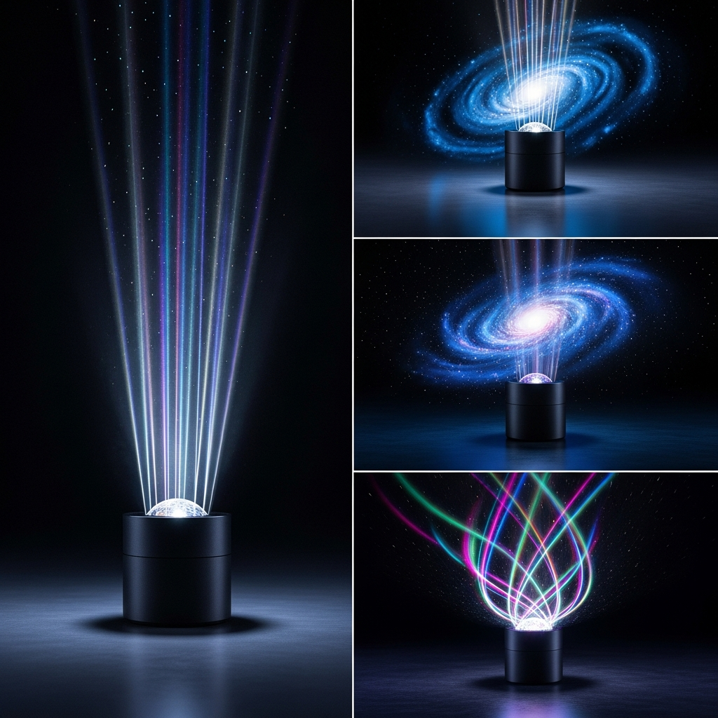 Galaxy Star Projector - LED Night Light with Remote | Room Ambiance