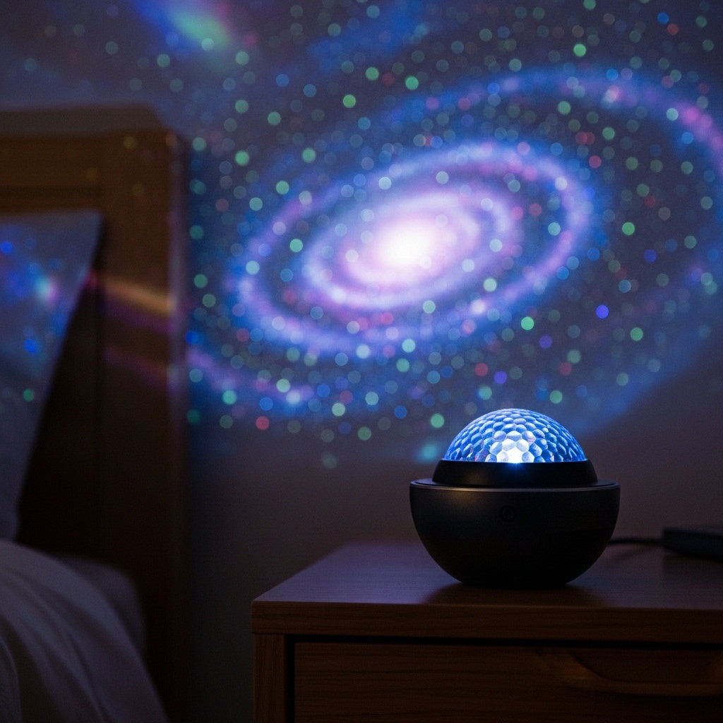 Galaxy Star Projector - LED Night Light with Remote | Room Ambiance