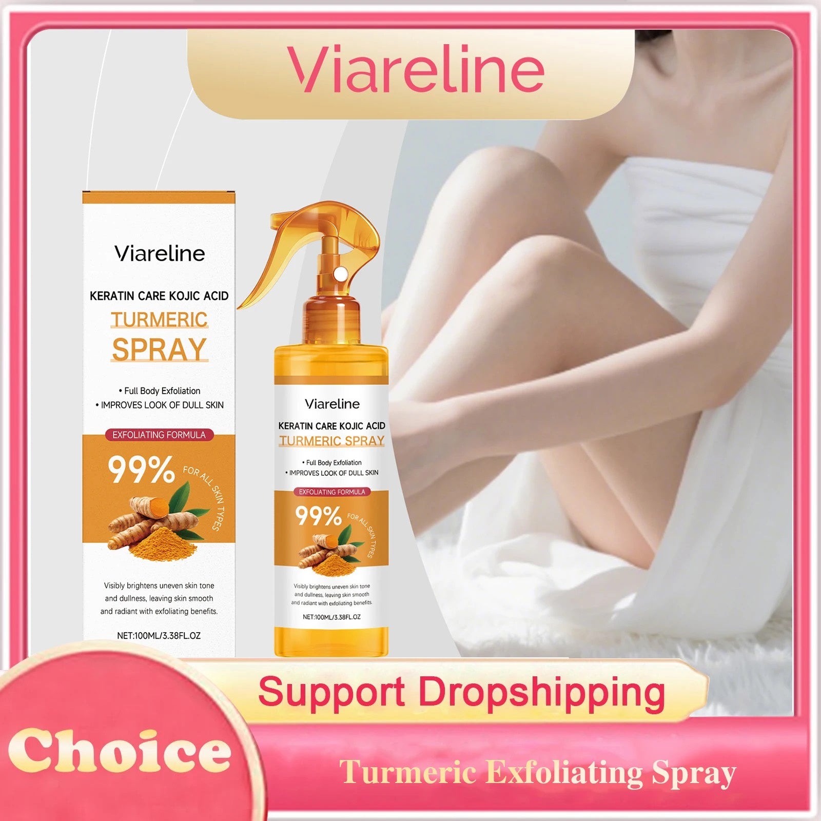 Kojic Acid Turmeric Glow Spray - Product