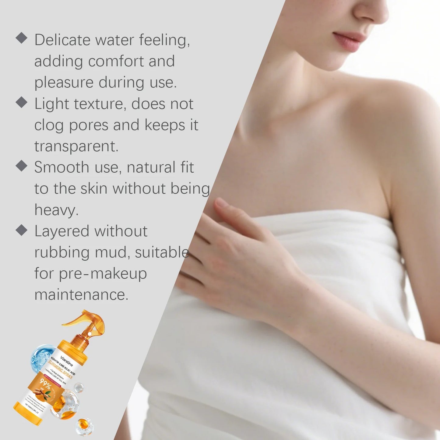 Kojic Acid Turmeric Spray - Usage