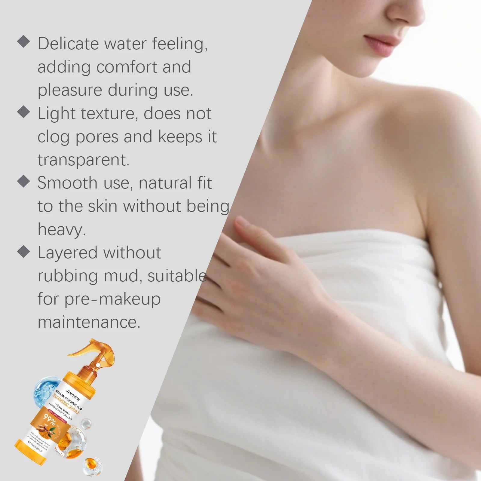 Kojic Acid Turmeric Spray - Usage