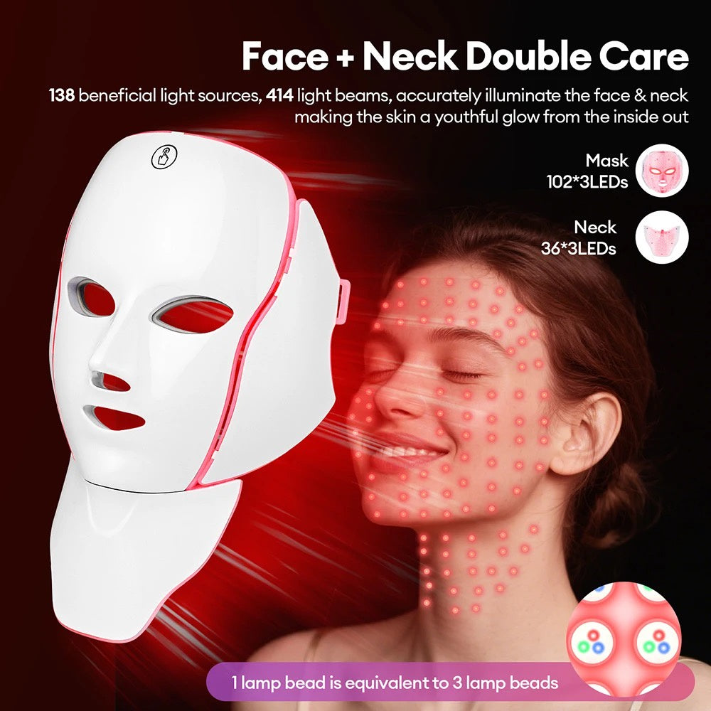 LED Face Mask - In Use
